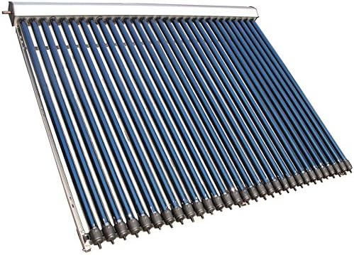 Bleaclean 24 Tube Solar Water Heater Collector Slope Roof Frame Evacuated Vacuum Tubes Color Silver