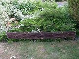 2 LENGTHS WILLOW HOOP HURDLE GARDEN EDGING 4ft X 1ft