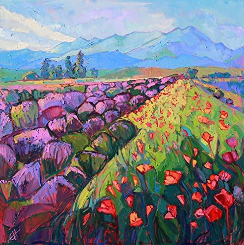 2014 Wall Pictures for Living Room Cuadros Canvas Printed Erin Hanson Lavender Art Wall Pictures Home Decoration
