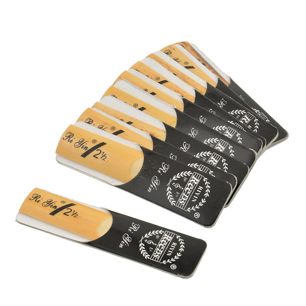 10pcs Classic Alto Sax Reeds Reed For Riyin Saxophone 2.5 Strength 2 1/2 Music Xmas Gift
10pcs Classic Alto Sax Reeds Reed For Riyin Saxophone 2.5 Strength 2 1/2 Music Xmas Gift