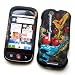 Motorola CLIQ MB200 (T-Mobile) Rubberized Snap-On Protector Hard Case "Love is Victory" Design