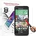 PThink 2.5D Round Edge 0.3mm Ultra-thin Tempered Glass Screen Protector for HTC Desire 610 with 9H Hardness/Anti-scratch/Fingerprint resistant (HTC Desire 610)