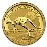 オーストラリア カンガルー2015年製 24K 99.99％の純金製 1/10オンス 金貨 3.11g ゴールド コイン インゴット 純金 カプセル クリアーケース付き