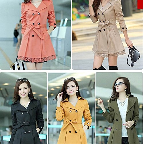 Sta.ANA(サンタ・アナ）春秋 レディース タイトダブルコート ５カラー