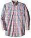 Wrangler Men's Tall Size 20x Long Sleeve Button Woven Shirt