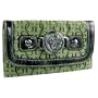 Women's Eternity Sage Jacquard Slim Clutch by Guess