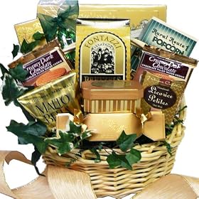 Sweet Treats Chocolate, Cookie and Candy Gourmet Food Gift Basket - SMALL (Large Pictured)