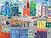 Oopsy Daisy Construction Zone Stretched Canvas Wall Art by Jill Mcdonald, 24 by 18-Inch