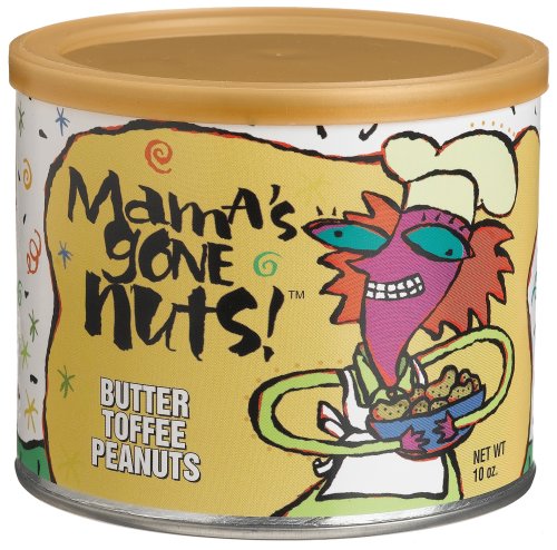 Leonard Mountain Butter Toffee Peanuts, 10-Ounce Can (Pack of 4) by Leonard Mountain