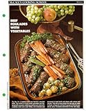  : McCall's Cooking School Recipe Card: Meat 4 - Beef Roulades With Vegetables (Replacement McCall's Recipage or Recipe Card For 3-Ring Binders)