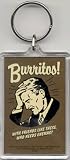 Retro Spoofs - Burritos - Acrylic Keychain