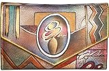 Anuschka Checkbook Wallet - Abstract Classic Purse Accessories