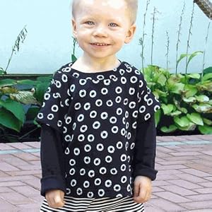Sckoon Organic Cotton Baby Wa_-Tee - Black 1-2Yr