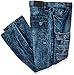 Southpole Men's Big and Tall Denim Pants Long Destructed Ripped and Repaired in Washed Colors