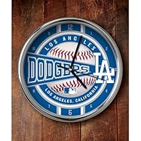 Chrome Clock - Dodgers