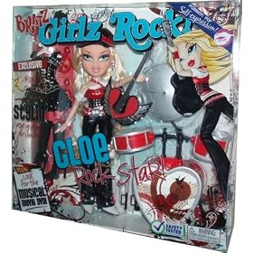 Bratz Girlz Really Rock 10 Inch Doll - Cloe the Rock Star with 2 Rockin' Outfits Plus... by Bratz
