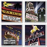 61PkNK4f64L. SL160  Las Vegas Casinos Set by Anthony Ross 24x24 Art Print Poster