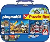 Schmidt - 55599 - Puzzle - Playmobil - Coffret de Puzzles 2X60 - 2X100 Pièces