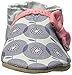 Robeez Petal Pop Crib Shoe (Infant), Grey/Sorbet, 6-12 Months M US Infant