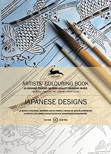 Pepin Press Pepin Press Japanese Designs : ARTISTS COLOURING BOOK (98055 )