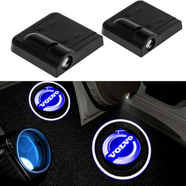 Car Courtesy Logo Shadow Ghost Light 2Pcs Volvo Car Door Lights