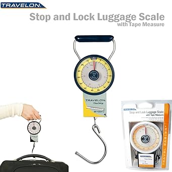 Travelon Luggage Scale with Tape Measure