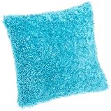 Brentwood Fifi Knife Edge 18-Inch Pillow, Turquoise