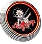 Betty Boop Neon Clock