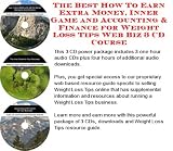The Best How To Earn Extra Money, Inner Game and Accounting & Finance for Weight Loss Tips Web Biz 3 CD Course
