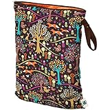 Planet Wise Wet Diaper Bag, Jewel Woods, Large