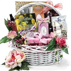 Art of Appreciation Gift Baskets Medium Mothers Are Forever Tea & Snacks