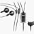 Handsfree Hands-free Stereo Headset Headphones + 3.5mm Stereo Audio Adapter + Dual in Ear Buds Headphones for Nokia At&t Cingular Cell Phone 6085 6086 N75 N 75 N73 N 73 2865i 6101 6102i 6102 6103 6126 6133 6131 6136 6265i