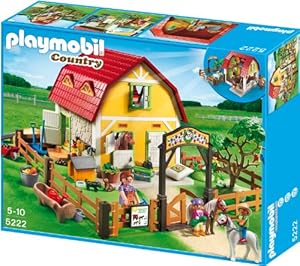 Playmobil - 5222 - Jeu de Construction - Ranch avec Poneys