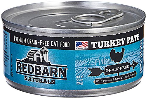 Redbarn Naturals Turkey Pate Grain-Free Canned Cat Food, 5.5-oz, case of 24