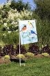 Songbird Trio Silk Reflections Garden Size Flag