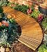 Portable Roll Out Curved Cedar Garden Pathway