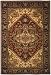 Safavieh Heritage Collection HG625A Handmade Red and Navy Hand-Spun Wool Area Rug, 5-Feet by 8-Feet