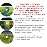 The Rich Man's Promotion, Success Principles and Inner Game for Designer Clutches Web Businesses 3 CD Power Pack book cover