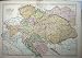 c1910 MAP AUSTRIAN EMPIRE BOSNIA HERZEGOVINA HUNGARY