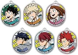 僕のヒーローアカデミア やわらかクリアストラップLコレクションズ 6個入りBOX