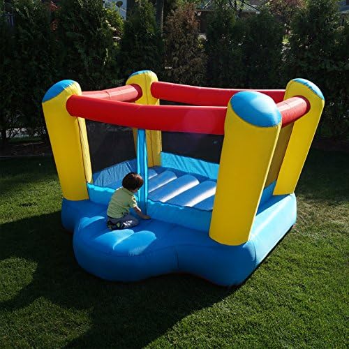 Tackedoo 8' x 8' Inflatable Bounce - Jump Bouncer, includes Blower