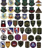 VINTAGE Army & Navy Military Patches (Subdued & Regular)