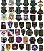 VINTAGE Army & Navy Military Patches (Subdued & Regular)