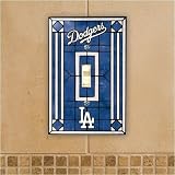 Los Angeles Dodgers - MLB Art Glass Single Switch Plate Cover