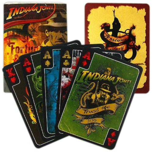  Indiana Jones Urban Art Playing Cards, Single Deck