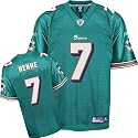 Chad Henne Jersey: Reebok Aqua Replica #7 Miami Dolphins Jersey