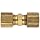 Dixon 62C-04 Brass Compression Tube Fitting, Union, 1/4" Tube OD