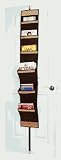 Jokari 069191 6-Pocket Hanging Reading Rack with Bamboo Accents