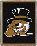 Wake Forest Univ Mascot Mini - 35 x 48 Blanket/Throw - Wake Forest Demon Deacons Wake Forest Univ Mascot Mini - 35 x 48 Blanket/Throw - Wake Forest Demon Deacons
