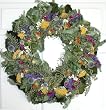 Sunrise Meadow Dried Floral Wreath (22 inch)